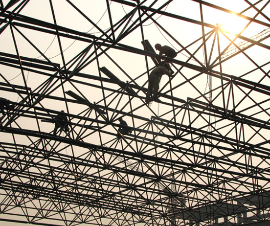 巩义厂房网架安装