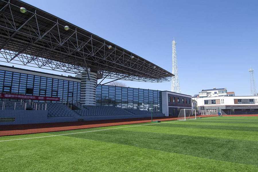 巩义体育场看台网架工程